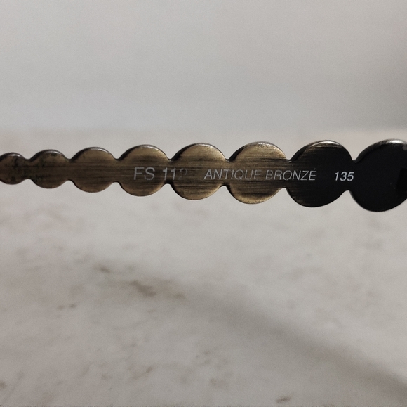 Fendi Glasses Frame Horoscope Zodiac Signs Side Accents Antique Bronze - Picture 10 of 16